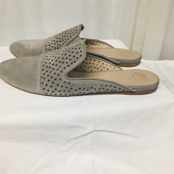 SOLD Vince Camuto Slide On Suede Mules - Picture 7 of 7